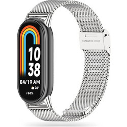 Tech-Protect Milaneseband Λουράκι Μεταλλικό Silver (Xiaomi Mi Smart Band 8 / 8 NFC / 9 / 9 NFC)