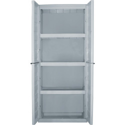 ArtPlast Spazio S70/TP Δίφυλλη Πλαστική Ντουλάπα Εξωτερικού Χώρου Μπεζ 70x39x165cm 610002