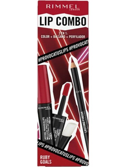 Rimmel London Lip Combo Ruby Goals Set Κραγιόν Stick