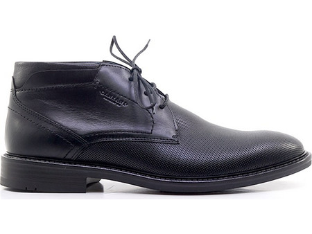 Damiani Ανδρικά Μποτάκια Δερμάτινα Μαύρα 4401