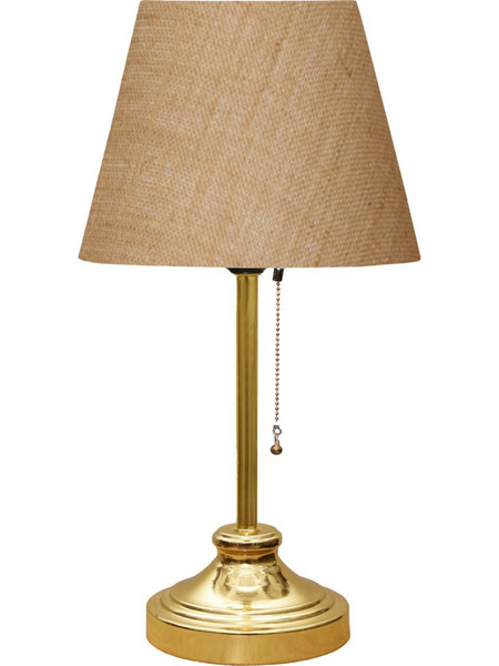 HomeMarkt HM7591.01 Πορτατίφ LED Μπεζ Χρυσό Φ22xΥ45cm