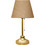 HomeMarkt HM7591.01 Πορτατίφ LED Μπεζ Χρυσό Φ22xΥ45cm