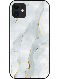 Sonique Marble Series Back Cover White 01 (iPhone 11)