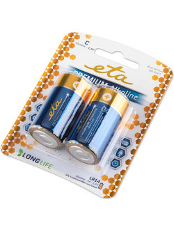 ETA Premium Alkaline C 2τμχ