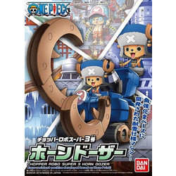 Bandai One Piece Chopper Robo Super 3 Horn Dozer 10cm