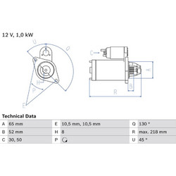 Bosch Μίζα - 0 986 024 700