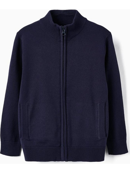 Zippy Παιδική Ζακέτα Πλεκτή με Φερμουάρ Navy Μπλε 31048600006