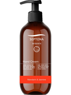 Septona Senses Mandarin & Jasmine Ενυδατική Κρέμα Χεριών 300ml