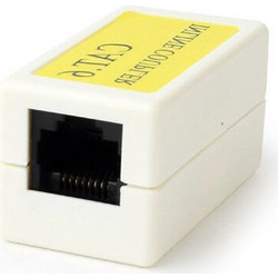 CABLEXPERT CAT6 LAN COUPLER WHITE