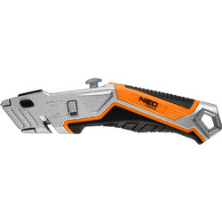 NEO TOOLS Μαχαίρι - κοπίδι με τραπεζοειδή λάμα 1+5 λάμες (63-706)