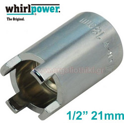 WHIRLPOWER 12741-12-240 Καρυδάκι τάπας λαδιού 4άκιδο 1/2 21mm