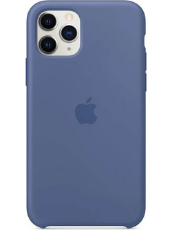 Apple Silicone Case Linen Blue (iPhone 11 Pro)