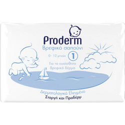 Proderm No1 Βρεφικό Σαπούνι Χαμομήλι 90gr