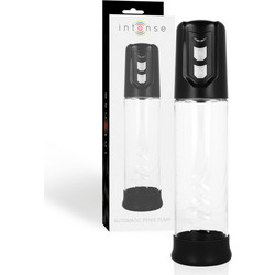 Intense Automatic Τρόμπα Πέους 17cm Μαύρη Διαφανή