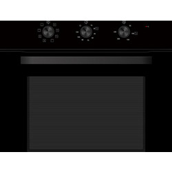 Davoline Plane BIO 0875 BL Black Φούρνος Ηλεκτρικός Άνω Πάγκου 75lt 59.5cm