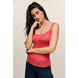Τιράντα βισκόζυ γυναικεία μπλουζα 878 bodymove κοραλι