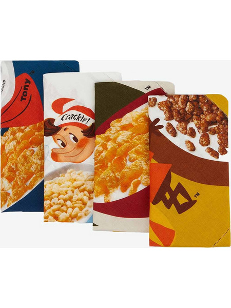 Πετσέτες Φαγητού Anya Hindmarch Kellogg's Napkins (Set Of Four )