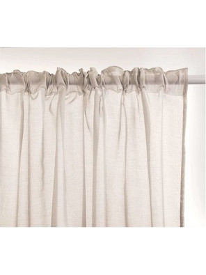 Nef-Nef Κουρτίνα με Τρέσα 140x270 Elina Beige