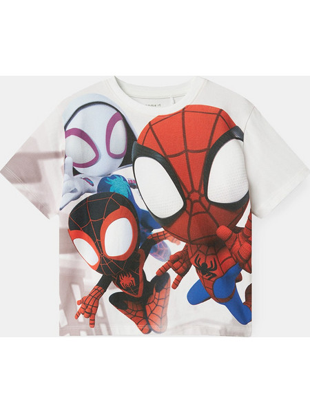 Name It Spiderman Βρεφικό T-Shirt 13243038/11-0601 TCX Bright White