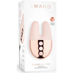 Le Wand Double Vibe Κλειτοριδικός Δονητής Rose Χρυσός