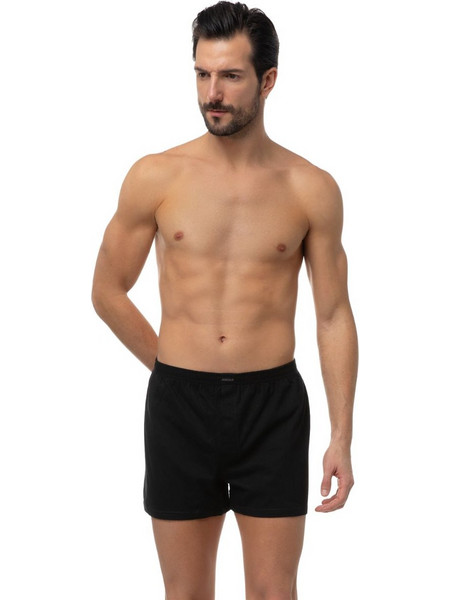 Minerva Ανδρικά Μποξεράκια Σετ 2Pack Μαύρα 96-23122-045