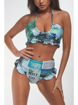 Chic Mess Peru Bali Green Bikini
