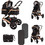 Lorelli Lora Καρότσι Μωρού 2 σε 1 Luxe Black