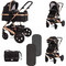 Lorelli Lora Καρότσι Μωρού 2 σε 1 Luxe Black