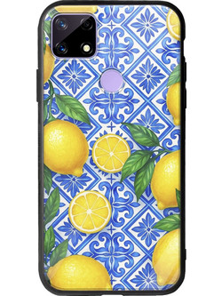 Lemon Garden Realme C21 Groove TPU (Tempered Glass και TPU)