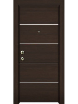 Θωρακισμένη πόρτα με επένδυση Laminate ΚΠ 107