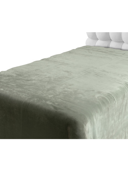 Βελουτέ κουβέρτες (220cm x 240cm) πράσινο