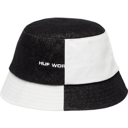 Huf Ανδρικό Καπέλο Bucket Υφασμάτινο Μαύρο Λευκό HT00583