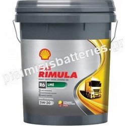 Shell Rimula R6 LME Συνθετικό Λάδι Αυτοκινήτου 5W-30 20lt