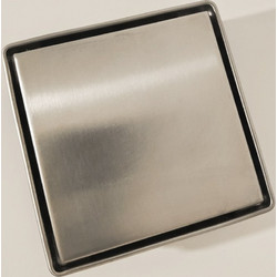 Lowe Σχάρα INOX Επιγεμιζόμενη 12mm Χ 12mm Έξοδος Φ100 Διπλής όψης LUM12