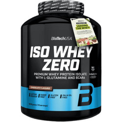 Biotech USA ISO Whey Zero Chocolate Πρωτεΐνη Ορού Γάλακτος Γράμμωσης Χωρίς Λακτόζη & Γλουτένη 1.82kg