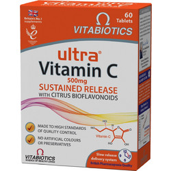 Vitabiotics Ultra Vitamin C 500mg 60 Ταμπλέτες