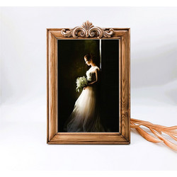 ΚΟΡΝΙΖΑ ΞΥΛΟΓΛΥΠΤΗ VINTAGE ΚΑΦΕ ΧΡΩΜΑΤΟΣ 15X20ΕΚ.KORRES CRAFT-270-303-03V