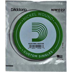 D'Addario NW022 Χορδή Ηλεκτρικής Κιθάρας Nickel Plated Steel 22"