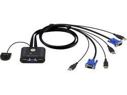 KVM 2PORT USB ΜΕ ΕΝΣΩM. ΚΑΛΩΔΙΑ