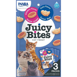 Inaba Juicy Bites with Tuna & Chicken 3x11gr