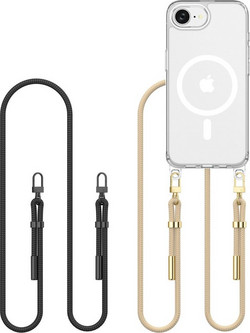 Θήκη iPhone 16e / 17e Tech-Protect FlexAir Chain MagSafe Black / Taupe