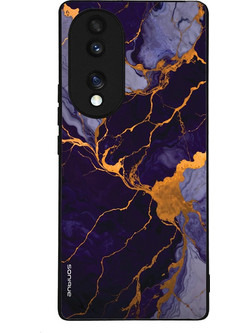 Sonique Marble Series Θήκη (Honor 70 5G) Μωβ