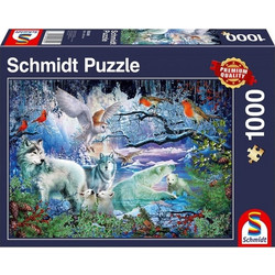 Puzzle Schmidt Λύκοι Στο Δάσος Του Χειμώνα 1000 Κομμάτια