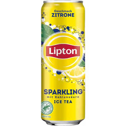 Ανθρακούχο Αναψυκτικό Lipton Ice Tea Sparkling Lemon 330ml