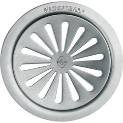 VIOSPIRAL Σχάρα Δαπέδου INOX Βαρέως Τύπου Φ100 Στρόγγυλη 15-1405 VIOSPIRAL