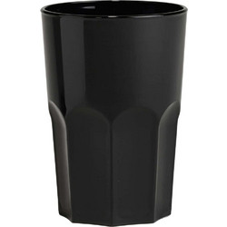 Ποτήρι Πισίνας Για Νερό Granity FM-B63 Φ8,3x12cm 400ml Black Bar&Wine Πλαστικό