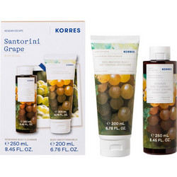 Korres Fruity Santorini Shower Gel 200ml + Body Milk 250ml