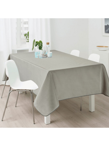 Τραπεζομάντηλο Αλέκιαστο Beige 100% Pol. 150X150Cm