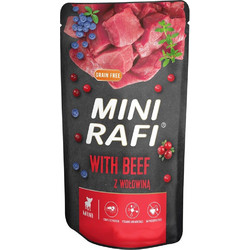 Dolina Noteci Rafi Grain Free Mini Adult with Beef, Blueberry & Cranberry 150gr