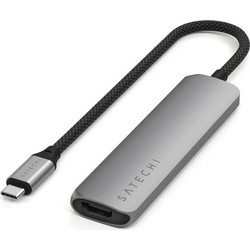 Satechi 4-in-1 USB-C Slim Multiport Adapter 4K / Space Grey